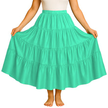 12 Yard 4 Tier Belly Dance Skirt | Full Volume Flow S-3XL S32