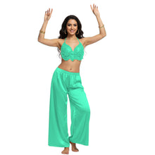 Satin Palazzo Pants | Belly Dance Wide Leg Flow S-3XL | 41 Colors S19