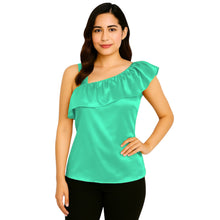 Satin Sleeveless Fancy Top | Party & Evening Wear S-3XL | 41 Colors S87