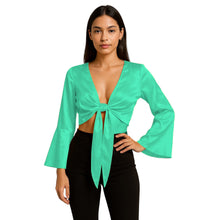 Bliss Satin Belly Dance Choli, dreamy ruffle dance top.