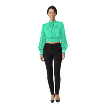 Satin Bow Blouse | Elegant Pussycat Tie Shirt S-3XL | 41 Colors S27