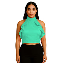 Satin Crop Top | Fancy Party Wear Blouse S-3XL | 41 Colors S92