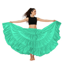 Ultimate Satin 25 Yard 4 Tier Skirt | Belly Dance Skirt S-5XL S20