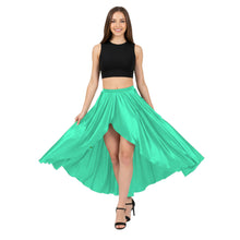 Satin Asymmetrical Wrap Skirt | High-Low Flow S-3XL | 41 Colors S72