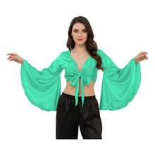 Satin Belly Dance Top | Self-Tie Choli Haut S-3XL | 41 Colors S29