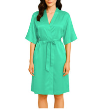 Satin Night Wear Bathrobe | Luxurious Kimono Robe S-3XL | 41 Colors S79