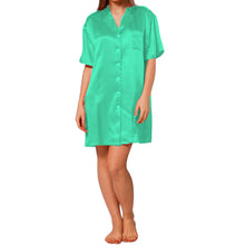 Satin Long Night wear Loser Shirt S111  - Regular Size 3