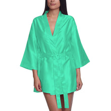 Satin Night Wear Bathrobe S26  - Regular Size 3