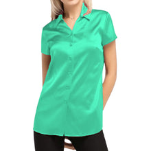 Satin Short Sleeve Shirt S118 - Regular Size 3