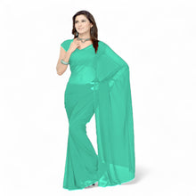 Bollywood Solid Chiffon Saree for Women - Ethnic Party & Festive Wear C26