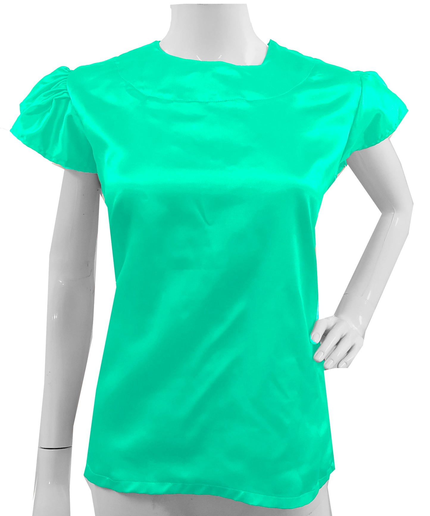 Satin Top / T shirt S89 - Regular Size 3