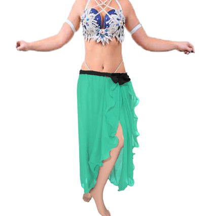 Chiffon New Design Belly dance Skirt C16- Regular Size 2