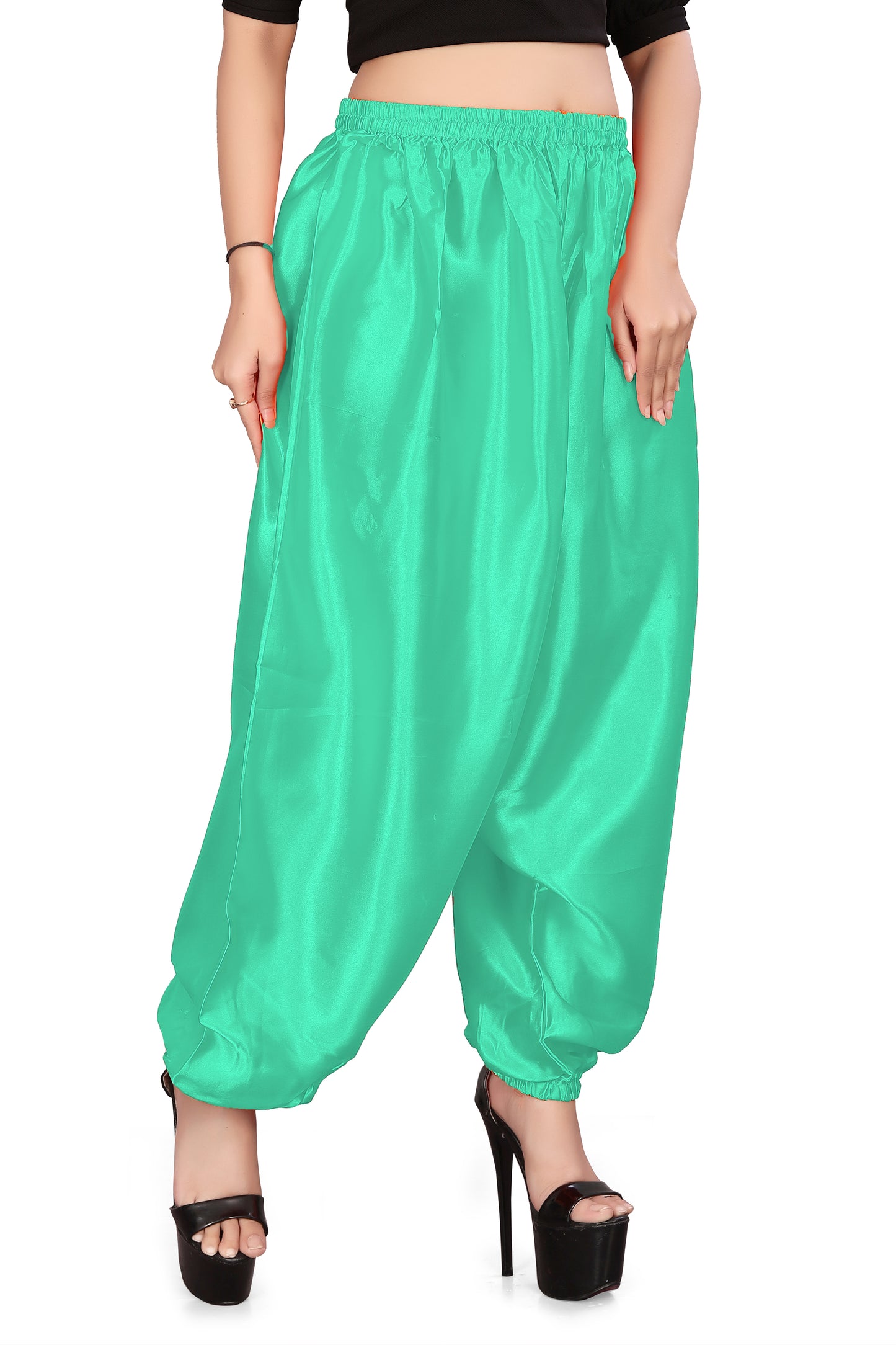 Belly Dance Satin Palazzo pants Girls S25-Regular Size 3