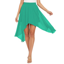 Flowy Chiffon Asymmetrical High-Low Maxi Skirt C38