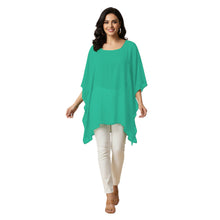 Chiffon Kaftan Top | Flowy Tunic Blouse S-5XL | 30 Colors C76