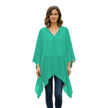 Chiffon Long Bolero Jacket Shrug | Sheer Cover-Up S-5XL | 30 Colors C50