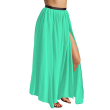 Side  Slit A line Belly Dance skirt 4 Layer Skirt S95 - Regular Size 3