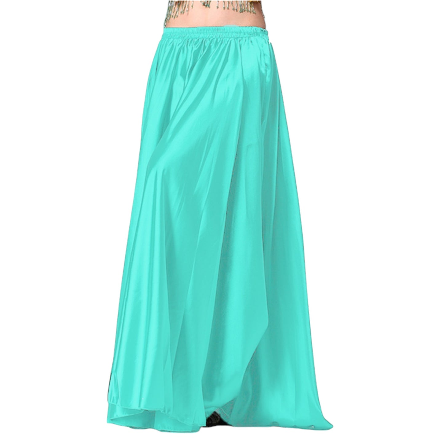 Satin Belly Dance Full Circle Skirt S69 - Regular Size 3