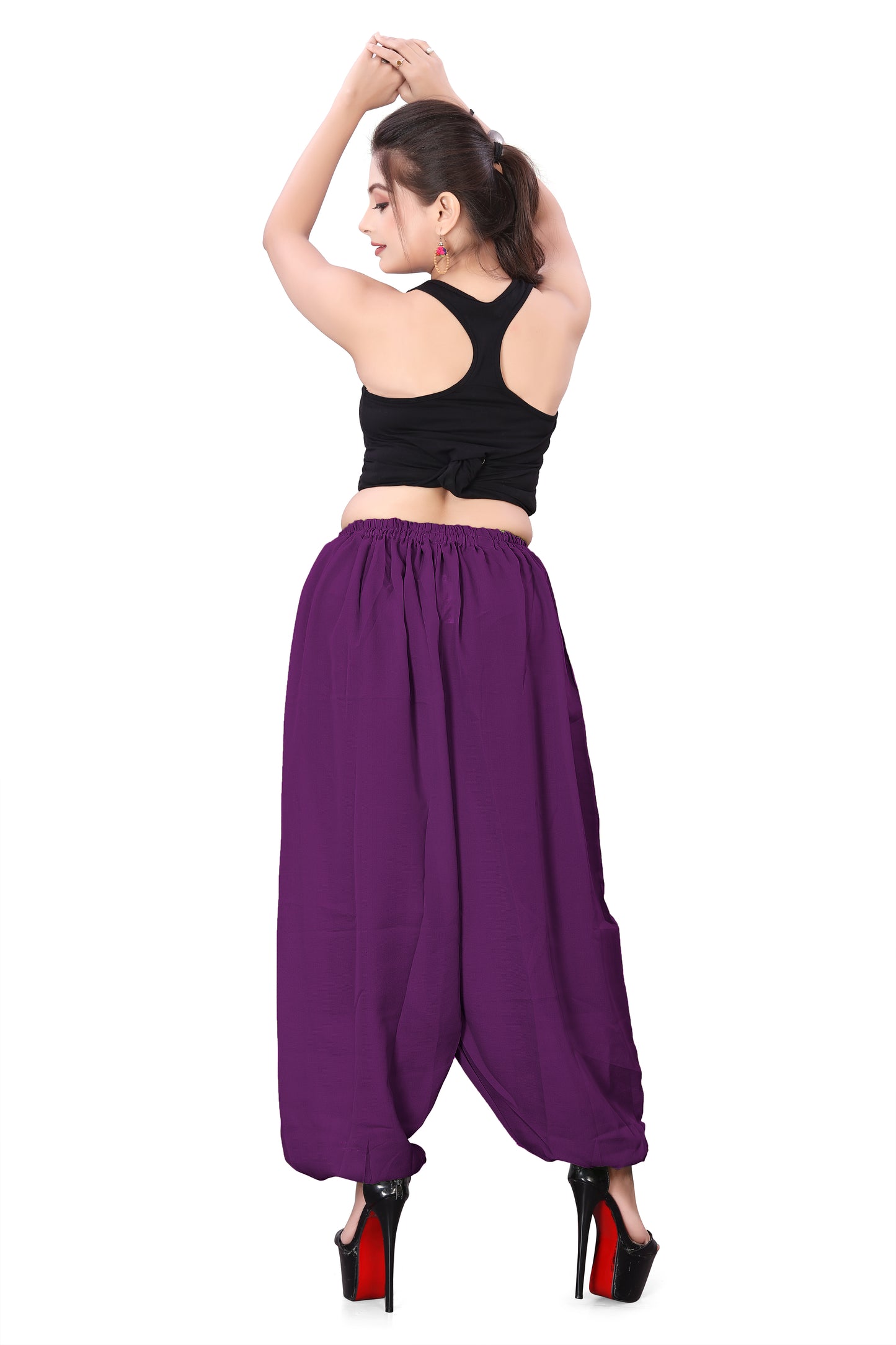 Chiffon Belly Dance Harem Pants C14-Regular Size 2