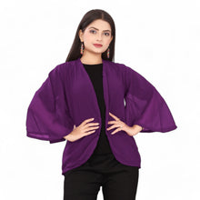 Women Chiffon Shrug / Jacket C51- Regular Size 2