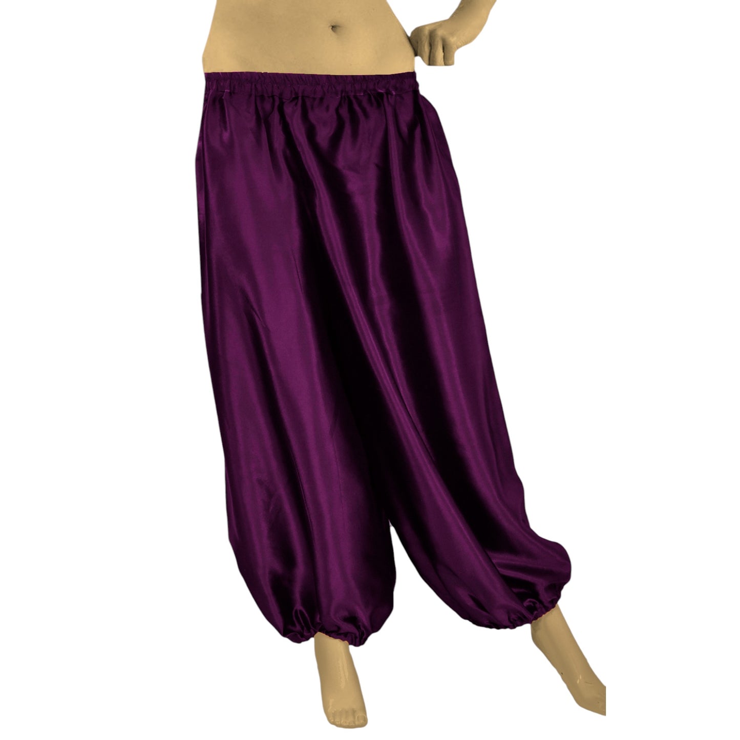 Satin Belly Dancing Harem Pant S66 - Regular Size 3