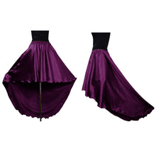 Satin Belly Dance Asymmetrical Skirt S47 - Regular Size 3