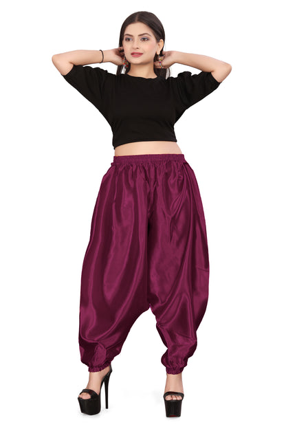 Satin Belly Dance Harem Pants S10-Regular Size 3