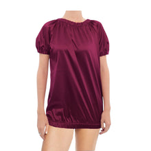 Round Neck Satin Loose T shirt S106 - Regular Size 3