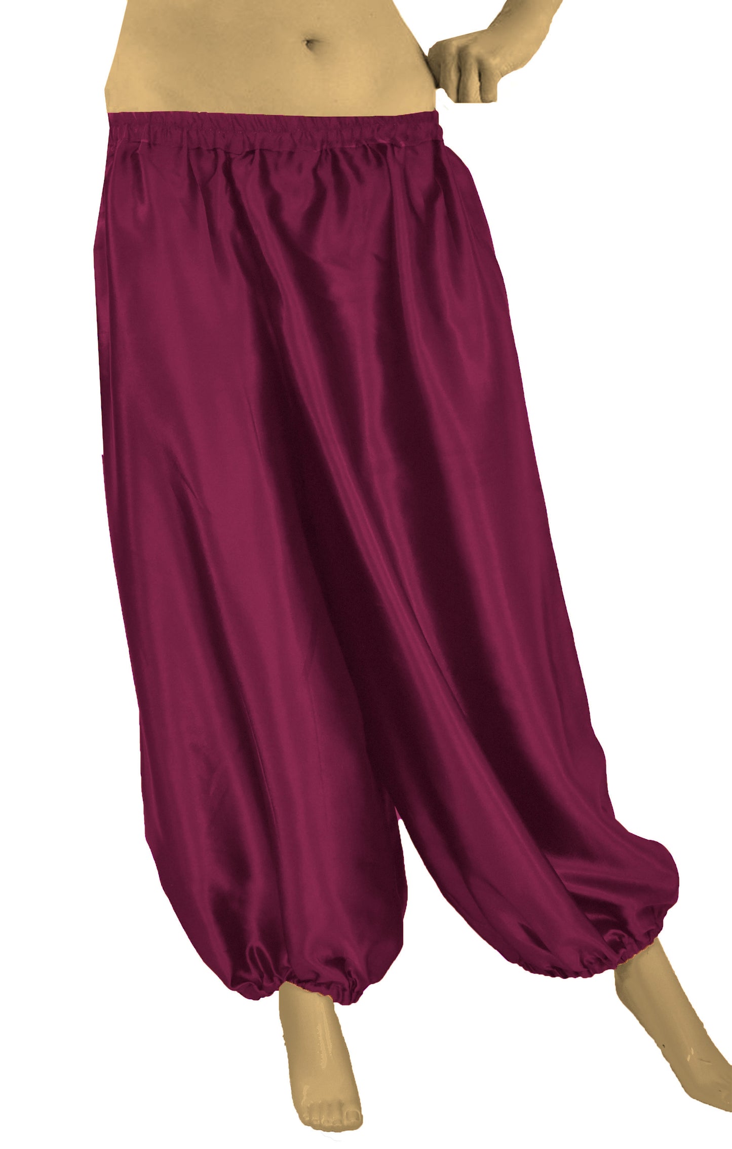 Satin Belly Dancing Harem Pant S66 - Regular Size 3