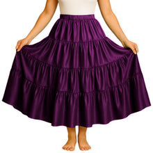 12 Yard 4 Tier Belly Dance Skirt | Full Volume Flow S-3XL S32