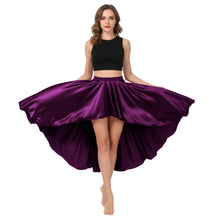 Satin Asymmetrical High-Low Skirt | Flowy Maxi S-5XL | 41 Colors S47