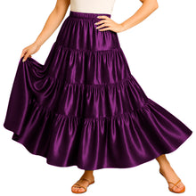 Ultimate Satin 32 Yard 4 Tier Skirt | Pro Belly Dance S-3XL S30