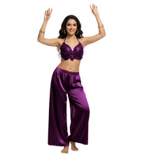 Satin Palazzo Pants | Belly Dance Wide Leg Flow S-3XL | 41 Colors S19