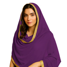 Sheer Chiffon Belly Dance Veil | Flowing Dance Dupatta Prop & Costume Accent C21