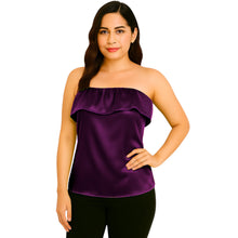 Satin Sleeveless Fancy Top | Party & Evening Wear S-3XL | 41 Colors S88