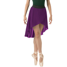 Chiffon High-Low Ballet Skirt | Asymmetrical Dance Wrap Skirt for Women | 30 Colors, S-5XL C41