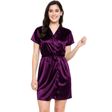 Satin Night Wear Bathrobe | Luxurious Kimono Robe S-3XL | 41 Colors S108