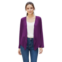 Chiffon Long Sleeve Shrug | Sheer Bolero Cover-Up S-5XL | 30 Colors C49