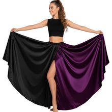 Reversible Full Circle Dance Skirt | Front Cut Flow S-3XL | 41 Colors S59