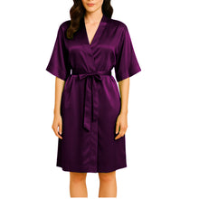 Satin Night Wear Bathrobe | Luxurious Kimono Robe S-3XL | 41 Colors S79
