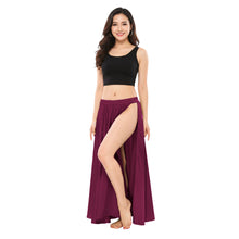 Satin Belly Dance Side Cut Skirt | Side Cut Flow Costume S-3XL | 30 Colors S36