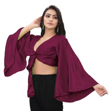 Satin Belly Dance Top Haut Self Tie S29-Regular Size 3