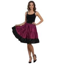 Satin 3-Layer Short Skirt | Tiered Ruffle Party Mini S-3XL S68