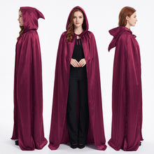 Satin Halloween Hooded Robe Cape – Costume, Cosplay & Party Wear S151