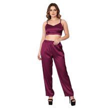 Fosse Satin Casual Wear Pant, unique satin trouser color.