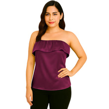 Satin Sleeveless Fancy Top | Party & Evening Wear S-3XL | 41 Colors S88