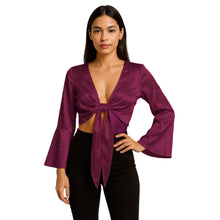 Fosse Satin Ruffle Dance Top, unique performance choli shade.