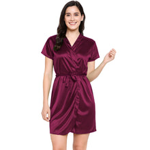 Satin Night Wear Bathrobe | Luxurious Kimono Robe S-3XL | 41 Colors S108