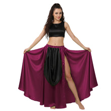 Satin A-Line Skirt w/ Side Slit | Flowy Dance Wear S-3XL | 41 Colors S39