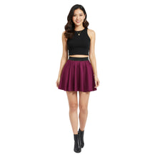 Satin Mini Skirt | High-Shine Party Wear S-3XL | 41 Colors S11